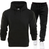 Traje deportivo con capucha para hombres y suéter de lana Suéter de color sólido para hombres Suministro directo de fábrica