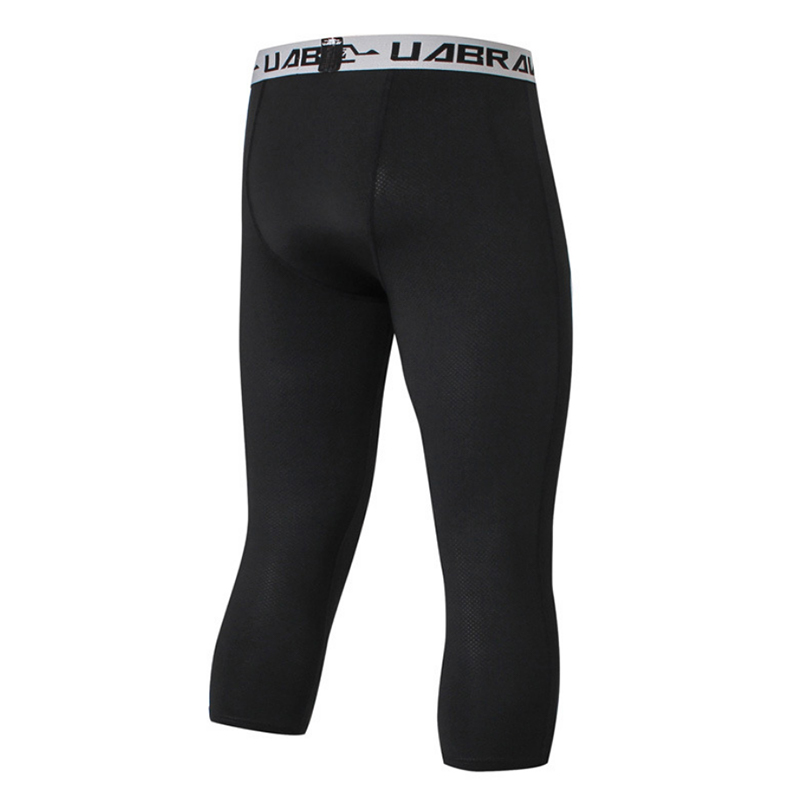 Personalizar grandes nuevos pantalones deportivos ajustados elásticos y de secado rápido Pantalones deportivos ajustados de baloncesto para hombres Pantalones cortos ajustados de compresión para correr