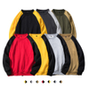 2021 Nuevo suéter suelto con costuras de color en contraste para hombre Camisa de marca Tide Chaqueta de manga larga con cuello redondo europeo y americano para hombre