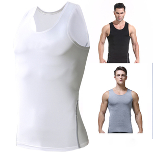 Nuevo chaleco deportivo de secado rápido para hombres, entrenamiento de baloncesto, ropa elástica para correr, ropa de secado rápido, chaleco de verano para Fitness