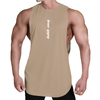 Nuevo chaleco de fitness marca marea suelta camiseta sin mangas de cuello redondo chaleco de hombre Color sólido uniforme de baloncesto de entrenamiento para correr