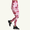 Las mujeres personalizan los pantalones de yoga sin costuras de cintura alta Joggers Tie-dye Correr al aire libre Gimnasio Deportes Althetic Workout Activewear Leggings ajustados